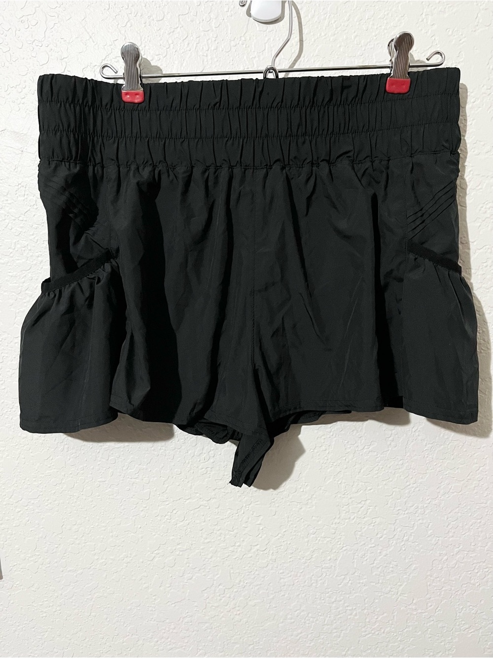 Free People FP Movement The Way Home Shorts Womens Large‎ Black Active
